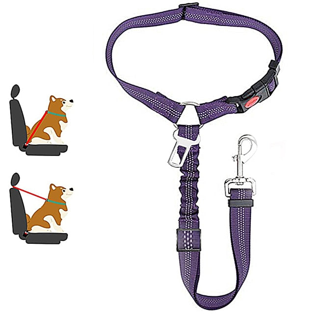 Two-in-one Dog Safety Belt